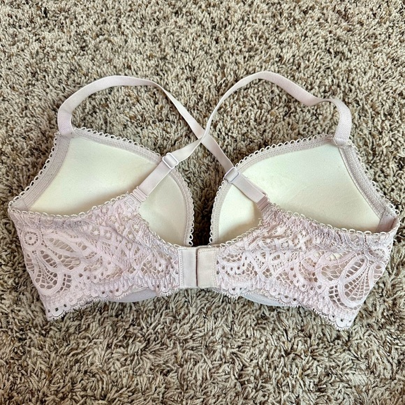 Victoria’s Secret Dream Angels Push Up Bra Padded Blush Pink Size 34D - Picture 2 of 9